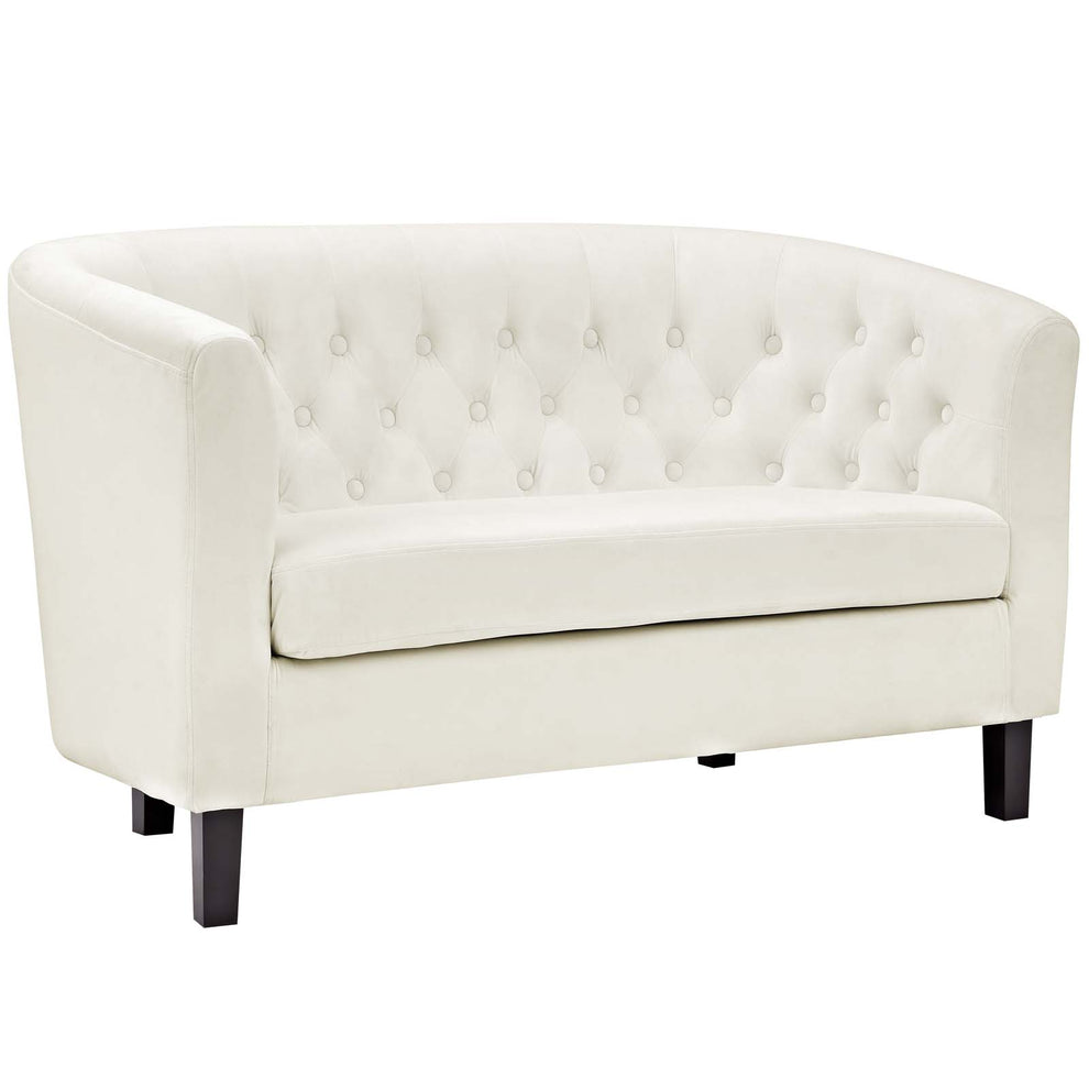 Modway Prospect 3 Piece Performance Velvet Loveseat and Armchair Set - EEI-3152 | Sofa Set | Modishstore - 16