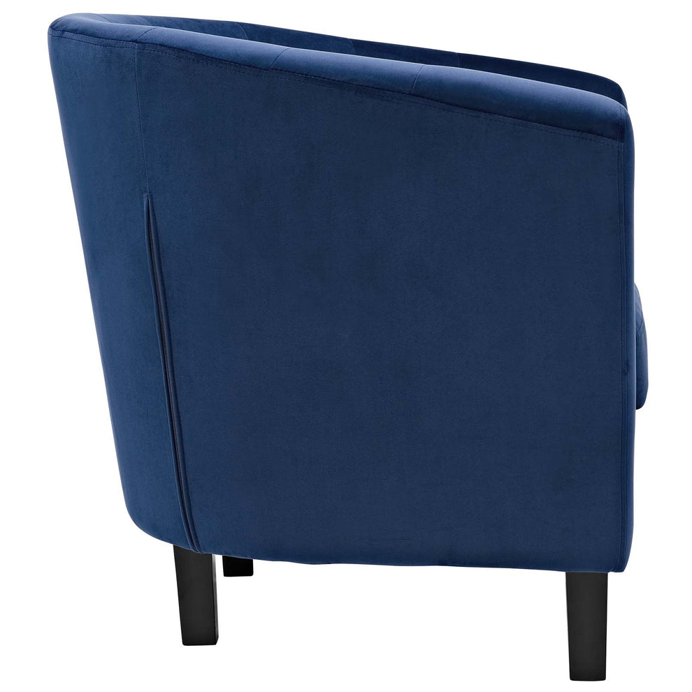 Modway Prospect 3 Piece Performance Velvet Loveseat and Armchair Set - EEI-3152 | Sofa Set | Modishstore - 19