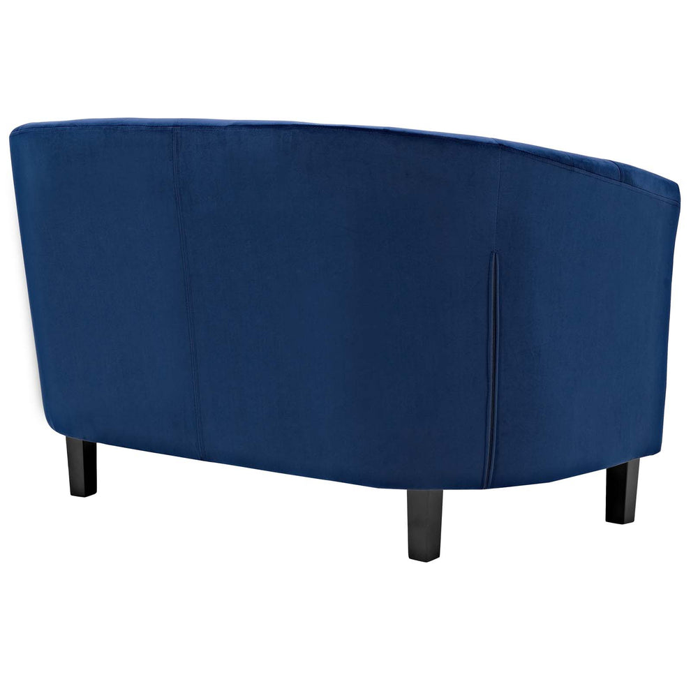 Modway Prospect 3 Piece Performance Velvet Loveseat and Armchair Set - EEI-3152 | Sofa Set | Modishstore - 17