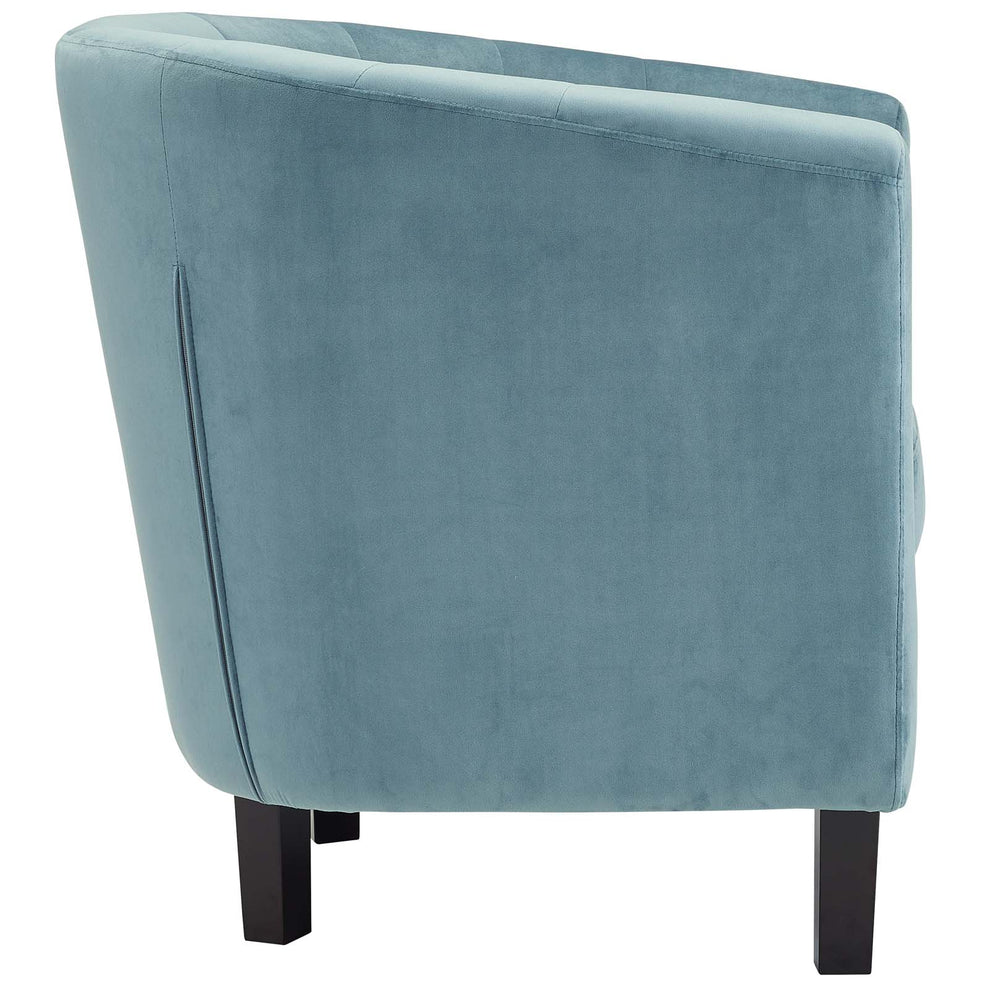 Modway Prospect 3 Piece Performance Velvet Loveseat and Armchair Set - EEI-3152 | Sofa Set | Modishstore - 9
