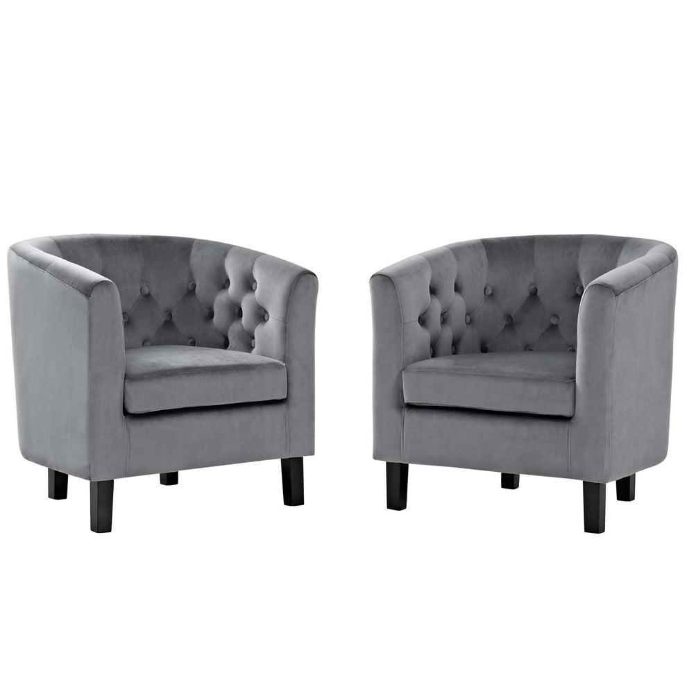 Modway Prospect 2 Piece Performance Velvet Armchair Set - EEI-3153 | Armchairs | Modishstore - 22