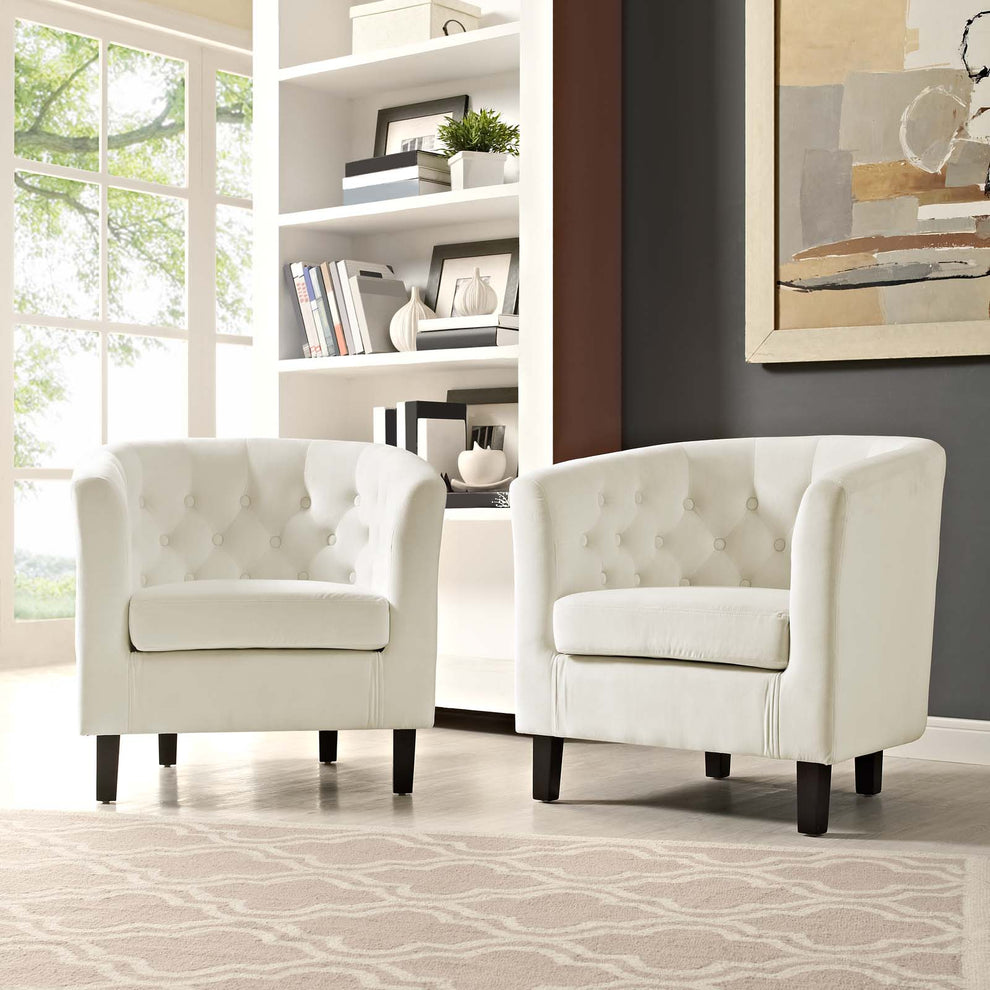 Modway Prospect 2 Piece Performance Velvet Armchair Set - EEI-3153 | Armchairs | Modishstore - 10