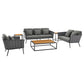 Modway Stance 6 Piece Outdoor Patio Aluminum Sectional Sofa Set - EEI-3159 | Outdoor Sofas, Loveseats & Sectionals | Modishstore - 26