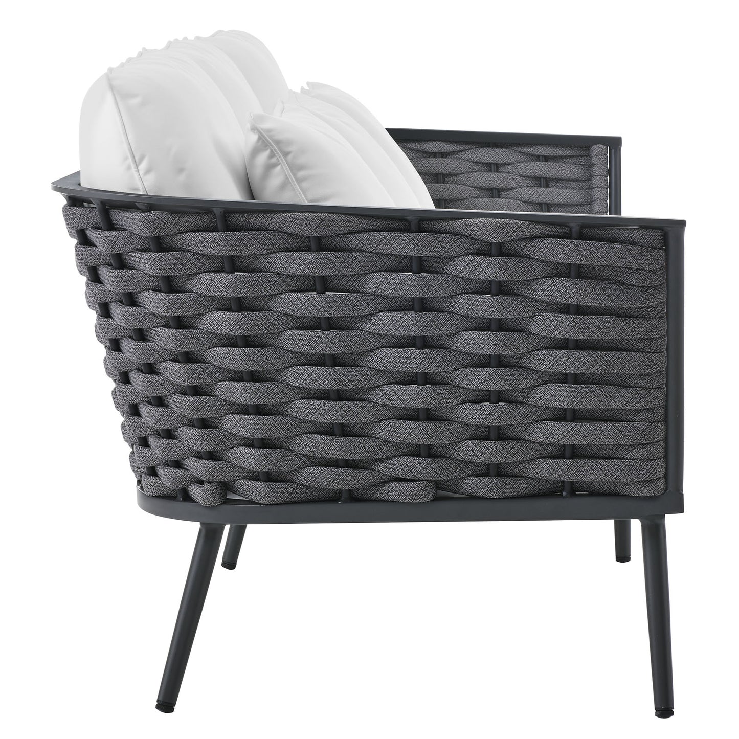 Modway Stance 6 Piece Outdoor Patio Aluminum Sectional Sofa Set - EEI-3159 | Outdoor Sofas, Loveseats & Sectionals | Modishstore - 20