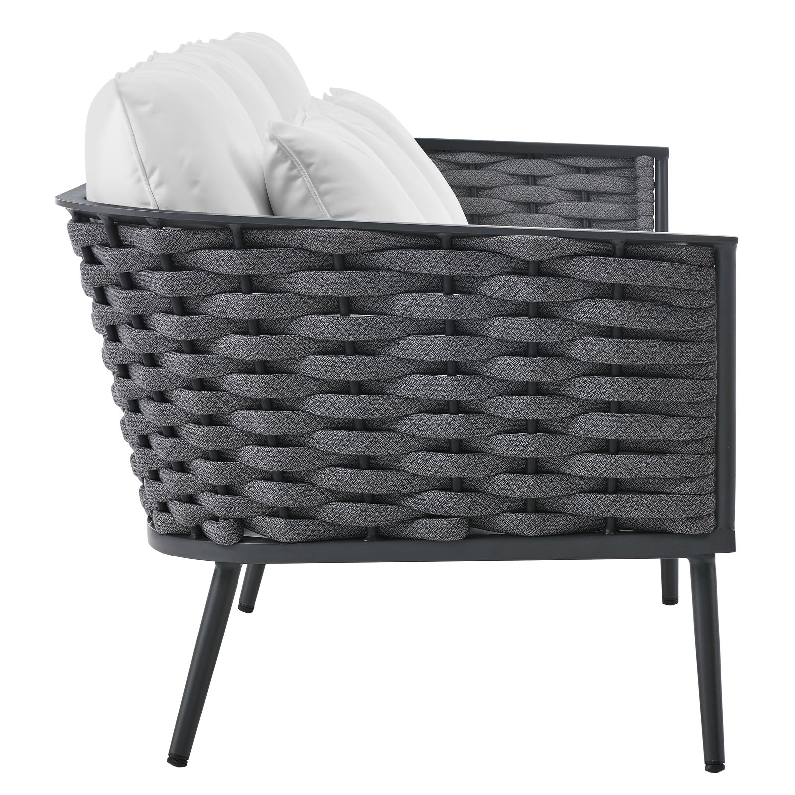 Modway Stance 6 Piece Outdoor Patio Aluminum Sectional Sofa Set - EEI-3159 | Outdoor Sofas, Loveseats & Sectionals | Modishstore - 20