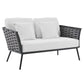 Modway Stance 6 Piece Outdoor Patio Aluminum Sectional Sofa Set - EEI-3159 | Outdoor Sofas, Loveseats & Sectionals | Modishstore - 25