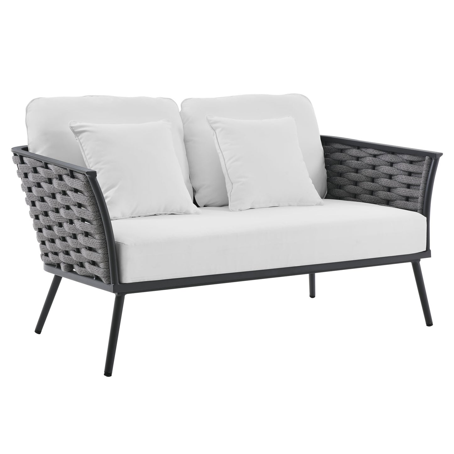 Modway Stance 6 Piece Outdoor Patio Aluminum Sectional Sofa Set - EEI-3159 | Outdoor Sofas, Loveseats & Sectionals | Modishstore - 25