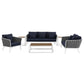 Modway Stance 6 Piece Outdoor Patio Aluminum Sectional Sofa Set - EEI-3159 | Outdoor Sofas, Loveseats & Sectionals | Modishstore - 10