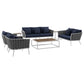 Modway Stance 7 Piece Outdoor Patio Aluminum Sectional Sofa Set - EEI-3160 | Outdoor Sofas, Loveseats & Sectionals | Modishstore - 18