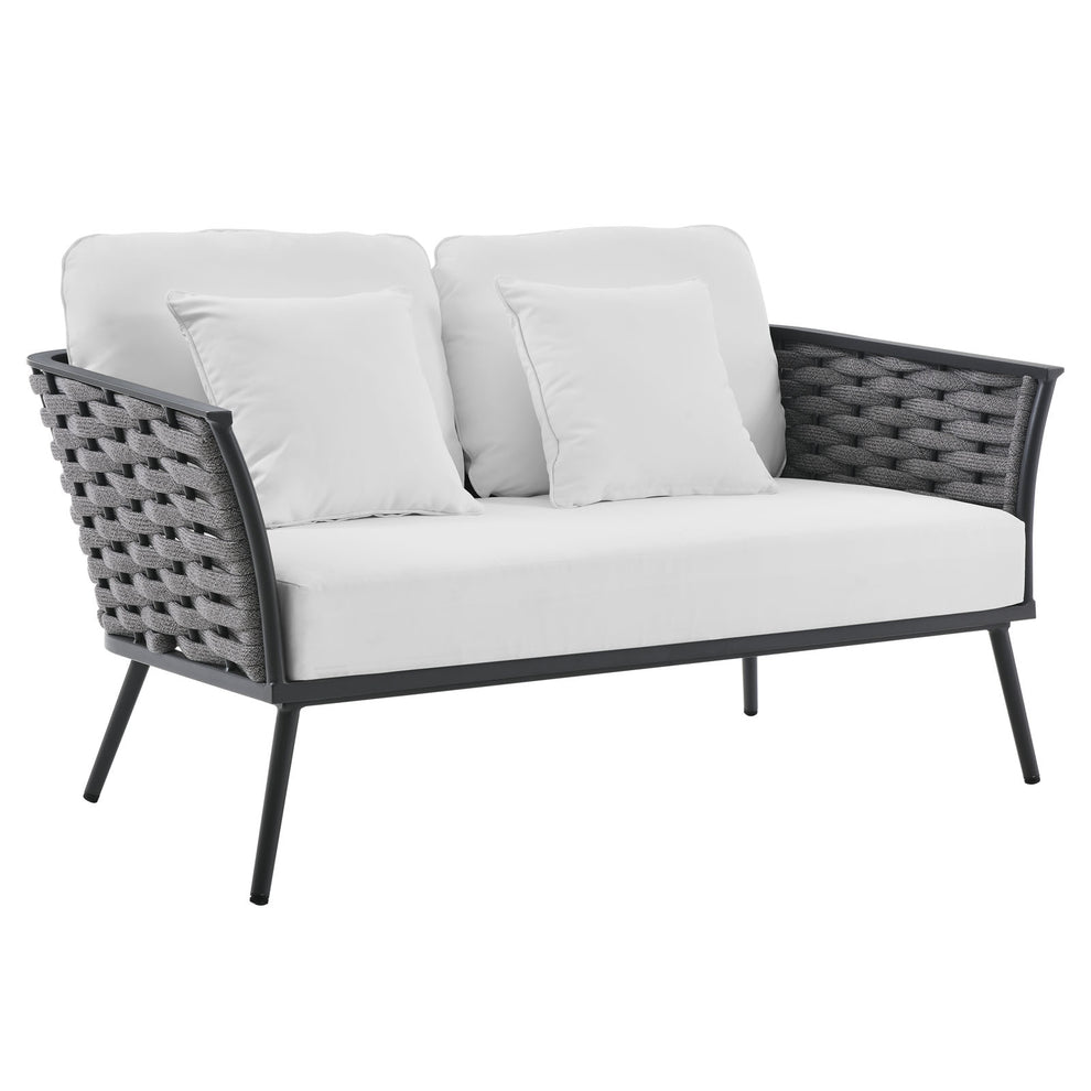 Modway Stance 4 Piece Outdoor Patio Aluminum Sectional Sofa Set-EEI-3161 - EEI-3161 | Outdoor Sofas, Loveseats & Sectionals | Modishstore - 6