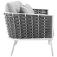Modway Stance 4 Piece Outdoor Patio Aluminum Sectional Sofa Set-EEI-3161 | Outdoor Sofas, Loveseats & Sectionals | Modishstore-17