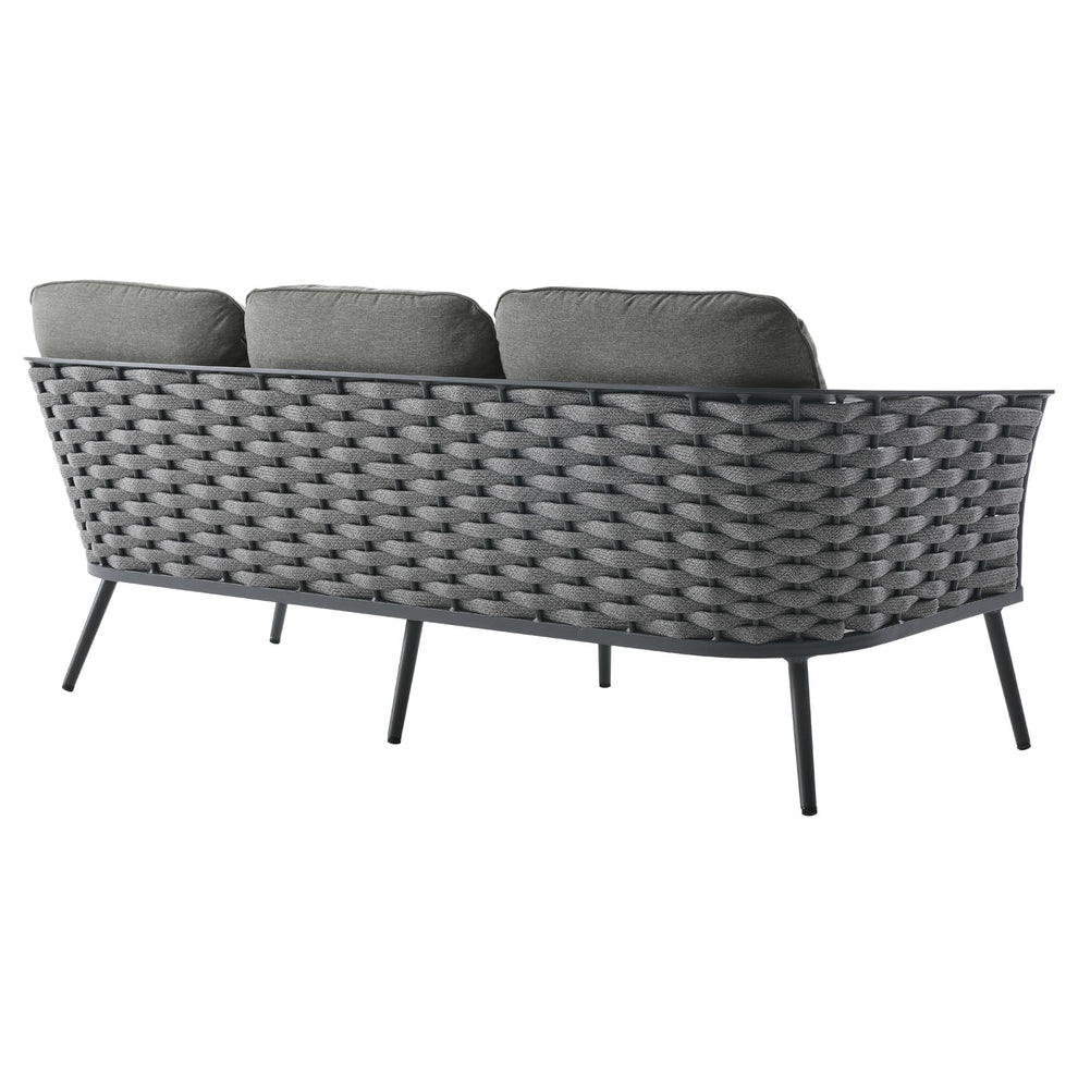 Modway Stance 4 Piece Outdoor Patio Aluminum Sectional Sofa Set - EEI-3167 | Outdoor Sofas, Loveseats & Sectionals | Modishstore - 28