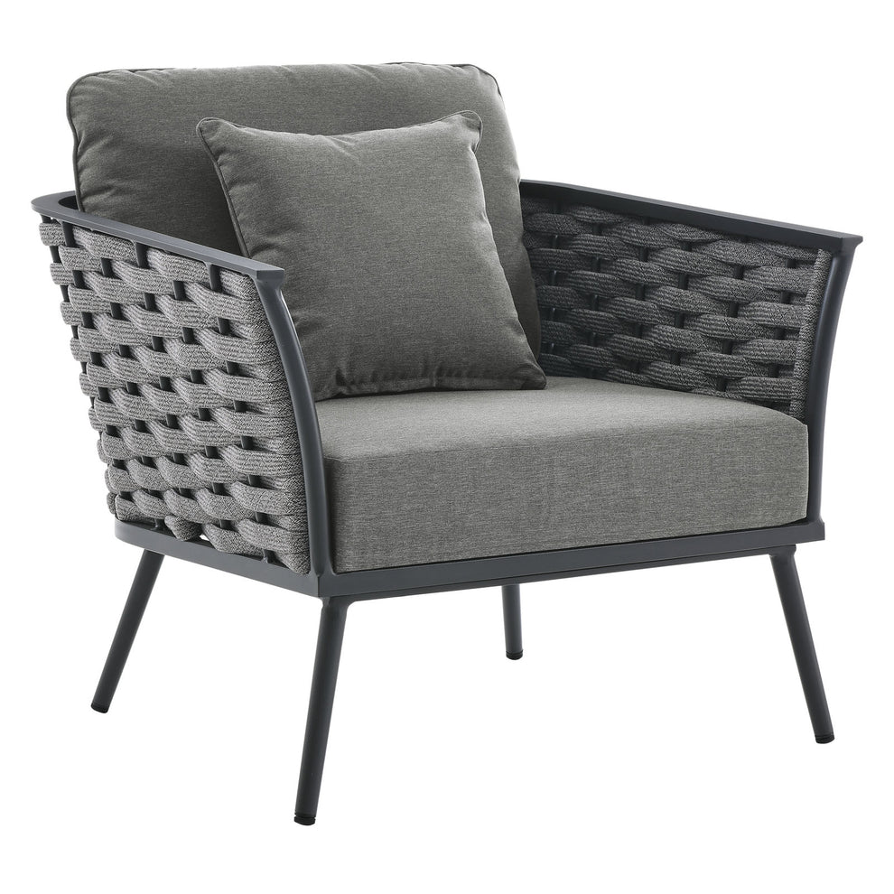 Modway Stance 4 Piece Outdoor Patio Aluminum Sectional Sofa Set - EEI-3167 | Outdoor Sofas, Loveseats & Sectionals | Modishstore - 27