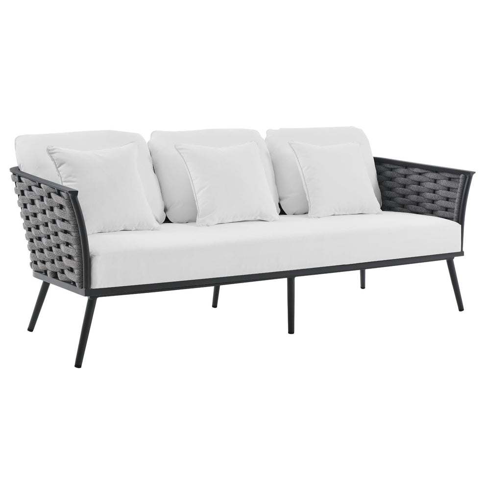 Modway Stance 4 Piece Outdoor Patio Aluminum Sectional Sofa Set - EEI-3167 | Outdoor Sofas, Loveseats & Sectionals | Modishstore - 41