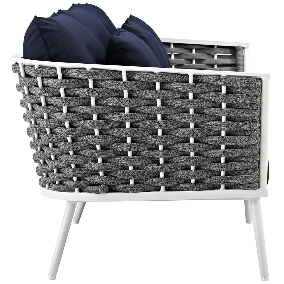 Modway Stance 4 Piece Outdoor Patio Aluminum Sectional Sofa Set - EEI-3167 | Outdoor Sofas, Loveseats & Sectionals | Modishstore - 15