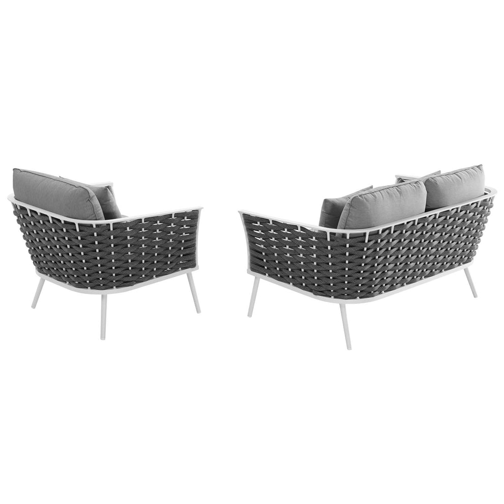 Modway Stance 2 Piece Outdoor Patio Aluminum Sectional Sofa Set - EEI-3169 | Outdoor Sofas, Loveseats & Sectionals | Modishstore - 3