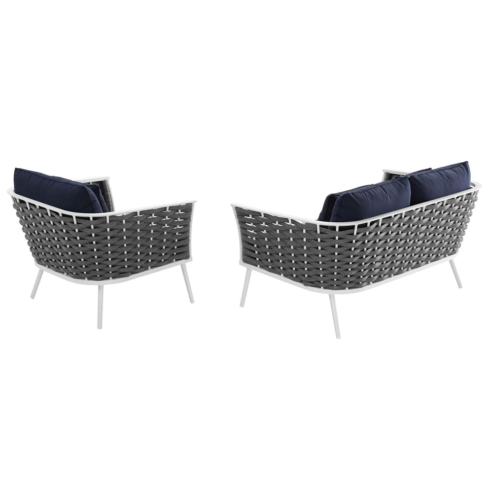 Modway Stance 2 Piece Outdoor Patio Aluminum Sectional Sofa Set - EEI-3169 | Outdoor Sofas, Loveseats & Sectionals | Modishstore - 11