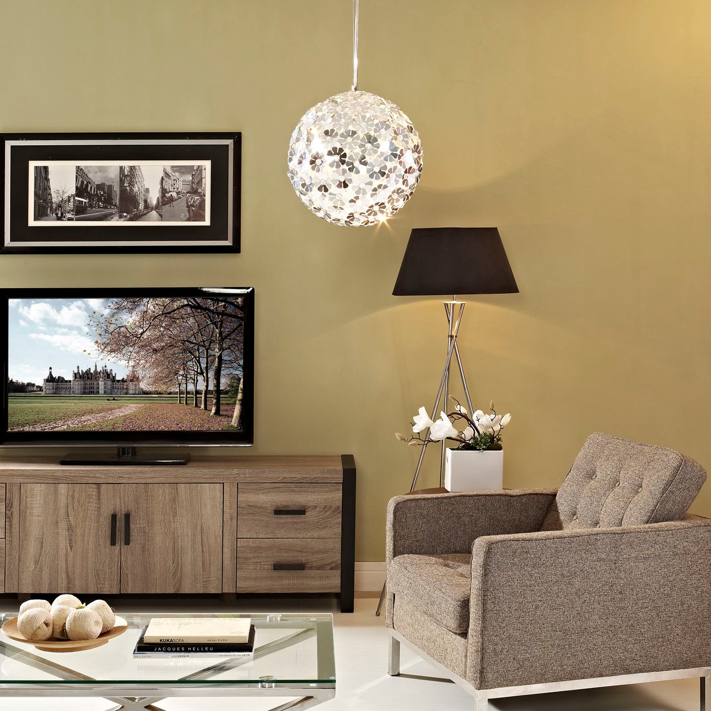 Fleur Pendant Light By Modway - EEI-316 | Pendant Lamps | Modishstore - 1