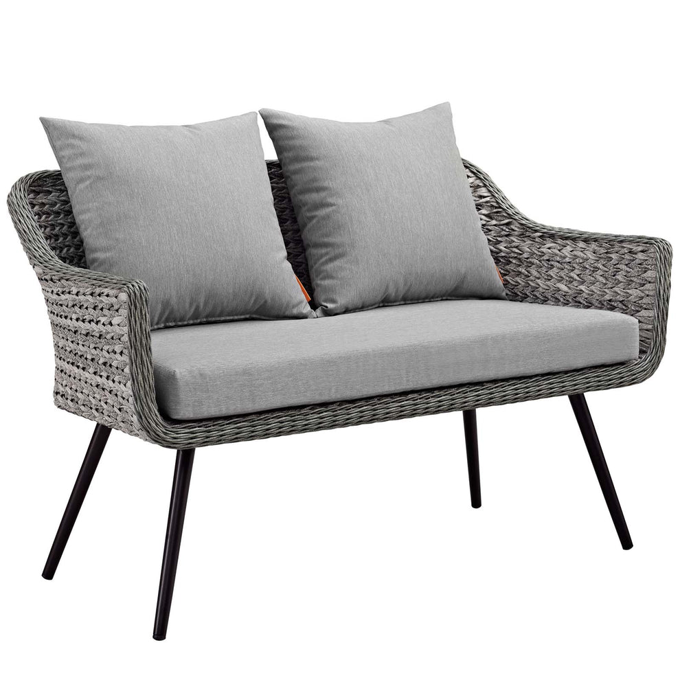 Modway Endeavor 5 Piece Outdoor Patio Wicker Rattan Sectional Sofa Set - EEI-3178 | Outdoor Sofas, Loveseats & Sectionals | Modishstore - 6