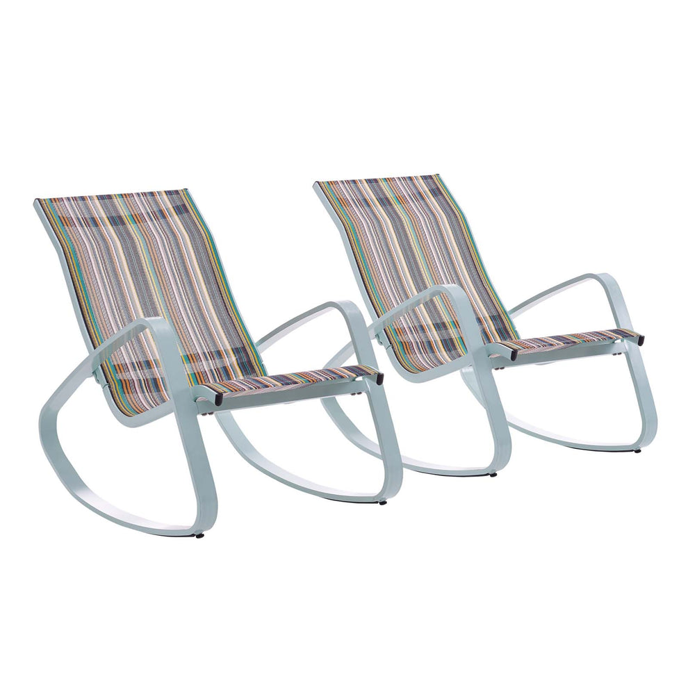 Modway Traveler Rocking Lounge Chair Outdoor Patio Mesh Sling Set of 2 - EEI-3180 | Outdoor Recliners & Lounge Chairs | Modishstore - 9