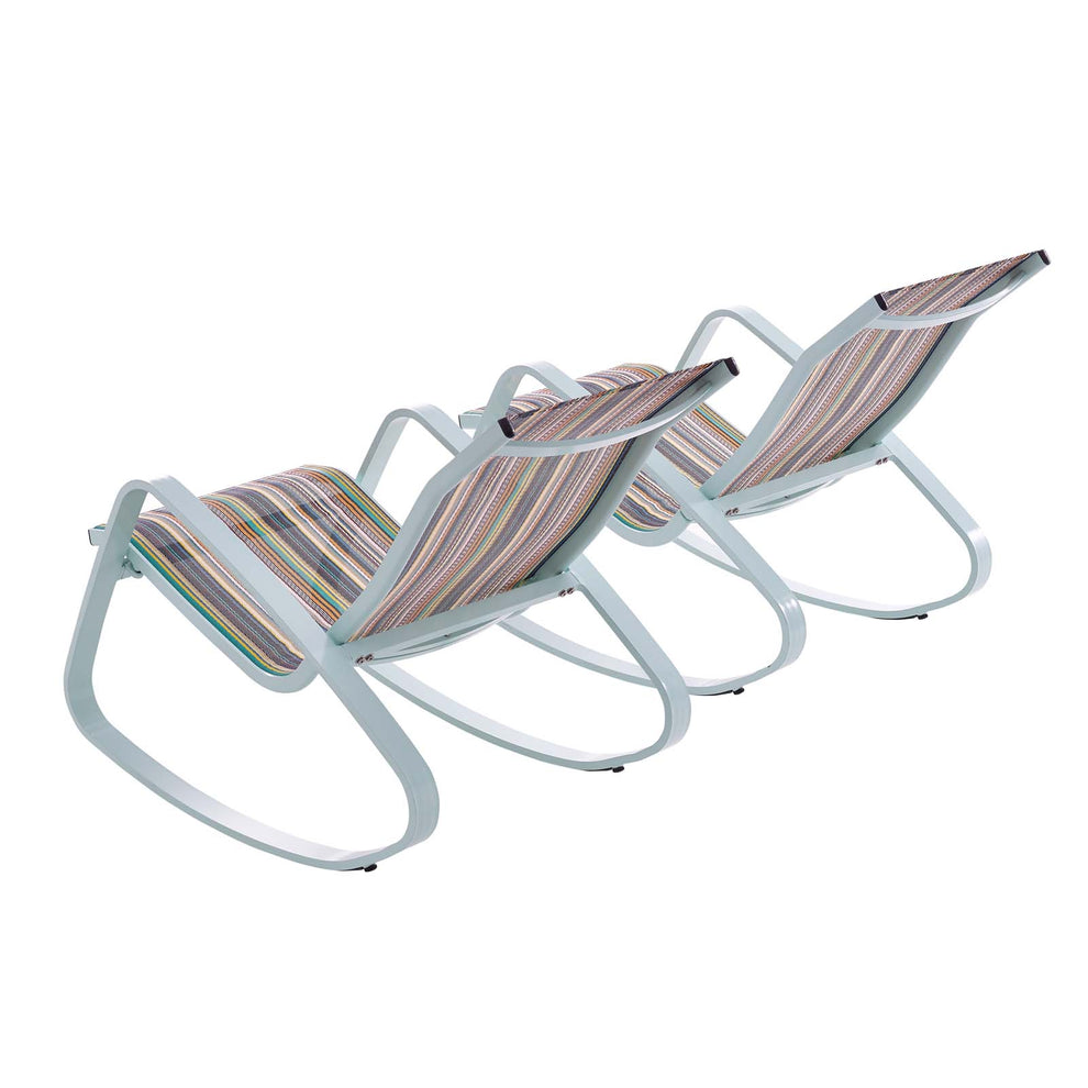 Modway Traveler Rocking Lounge Chair Outdoor Patio Mesh Sling Set of 2 - EEI-3180 | Outdoor Recliners & Lounge Chairs | Modishstore - 7