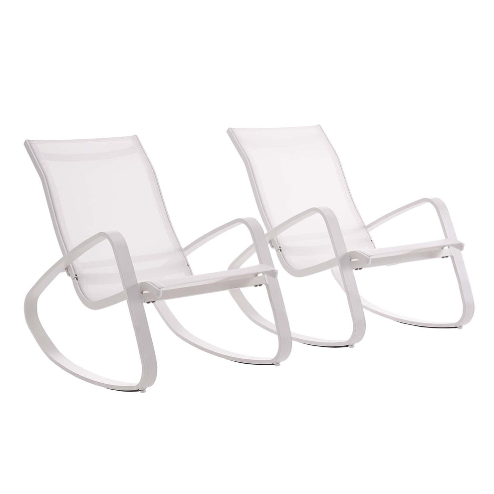 Modway Traveler Rocking Lounge Chair Outdoor Patio Mesh Sling Set of 2 - EEI-3180 | Outdoor Recliners & Lounge Chairs | Modishstore - 18