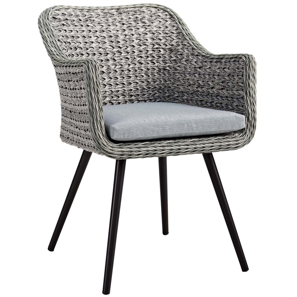 Modway Endeavor 3 Piece Outdoor Patio Wicker Rattan Dining Set - EEI-3182 | Outdoor Dining Sets | Modishstore - 8