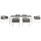 Modway Stance 7 Piece Outdoor Patio Aluminum Dining Set | Dining Sets | Modishstore-11