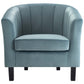 Modway Prospect Channel Tufted Upholstered Velvet Armchair | Armchairs | Modishstore-20
