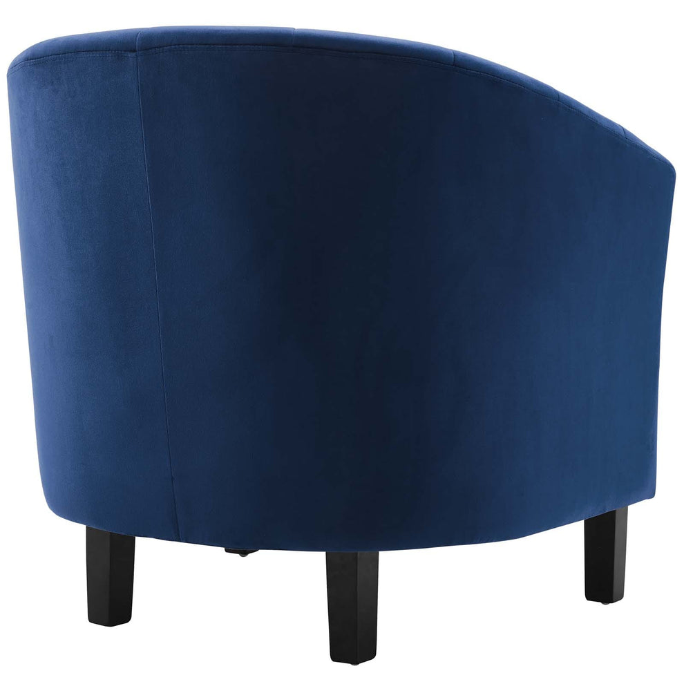Modway Prospect Channel Tufted Upholstered Velvet Armchair - EEI-3188 | Armchairs | Modishstore - 25