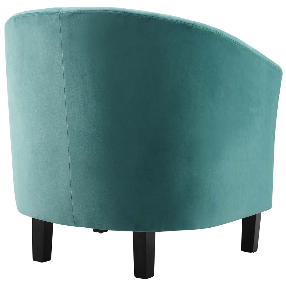 Modway Prospect Channel Tufted Upholstered Velvet Armchair - EEI-3188 | Armchairs | Modishstore - 31
