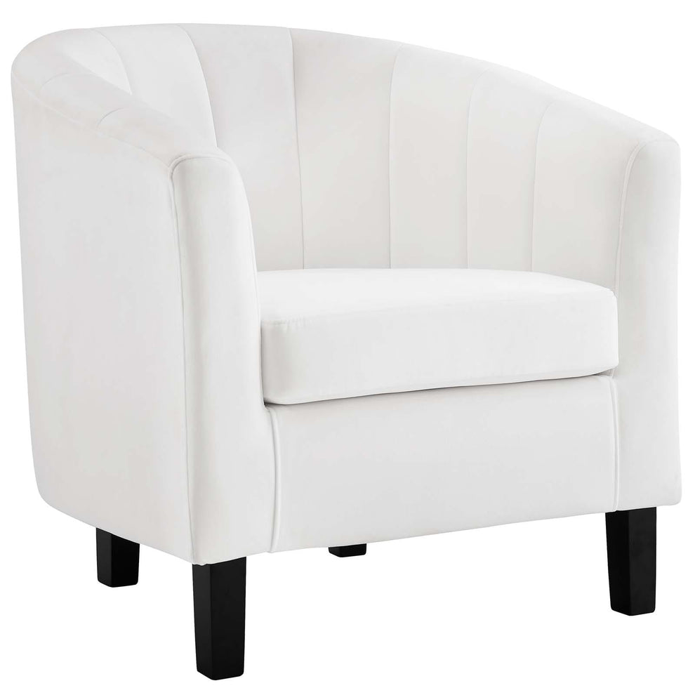 Modway Prospect Channel Tufted Upholstered Velvet Armchair - EEI-3188 | Armchairs | Modishstore - 36