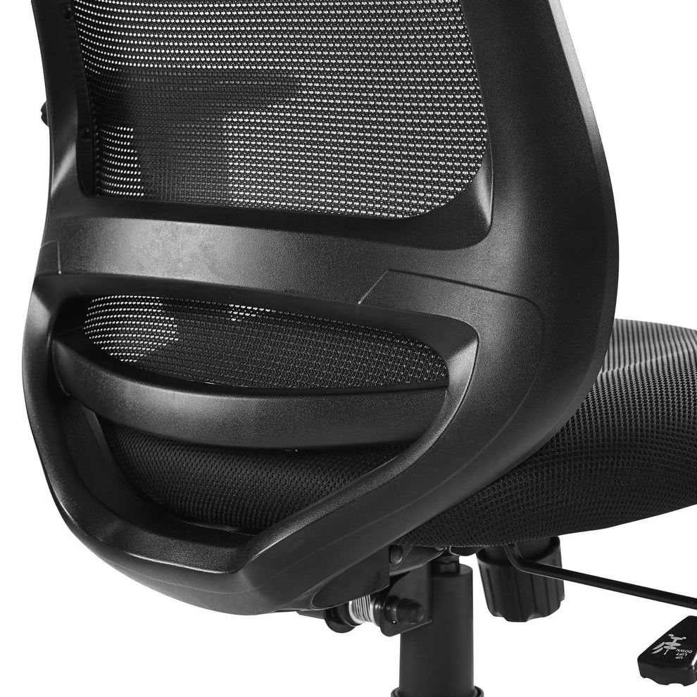Modway Forge Mesh Office Chair Black - EEI-3195 | Office Chairs | Modishstore - 6