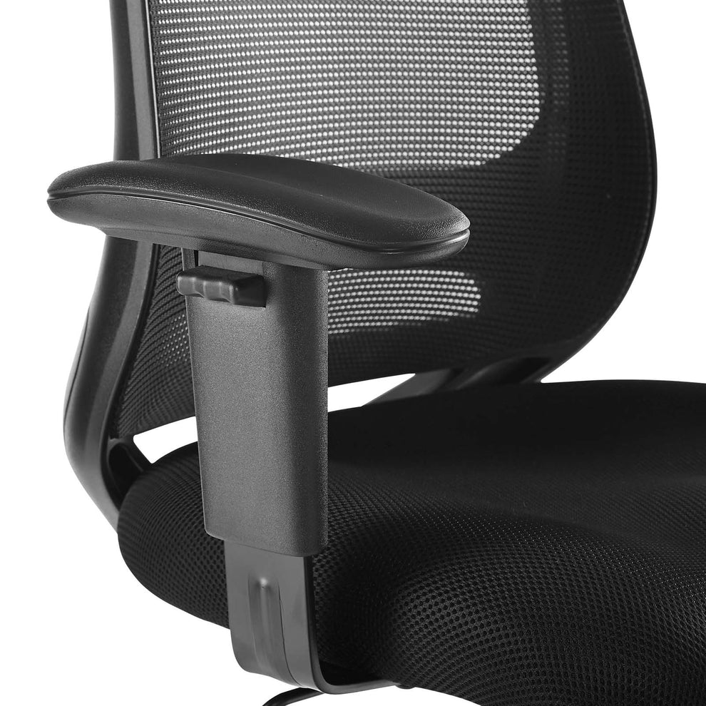Modway Forge Mesh Drafting Chair Black - EEI-3196 | Office Chairs | Modishstore - 5