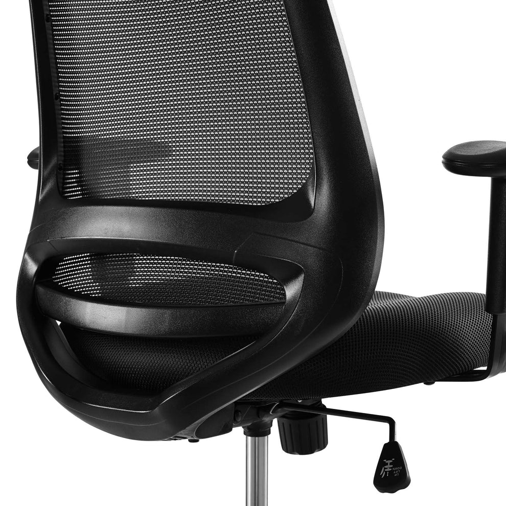 Modway Forge Mesh Drafting Chair Black - EEI-3196 | Office Chairs | Modishstore - 6