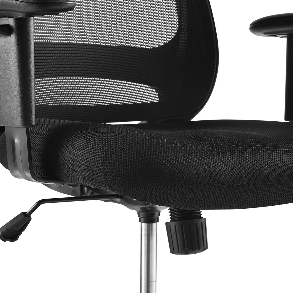 Modway Forge Mesh Drafting Chair Black - EEI-3196 | Office Chairs | Modishstore - 7
