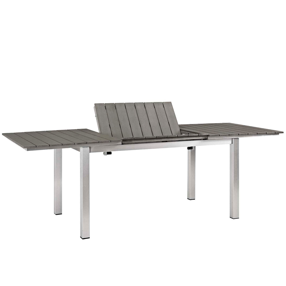 Modway Shore 7 Piece Outdoor Patio Aluminum Outdoor Dining Set - EEI-3199 | Outdoor Dining Sets | Modishstore - 4
