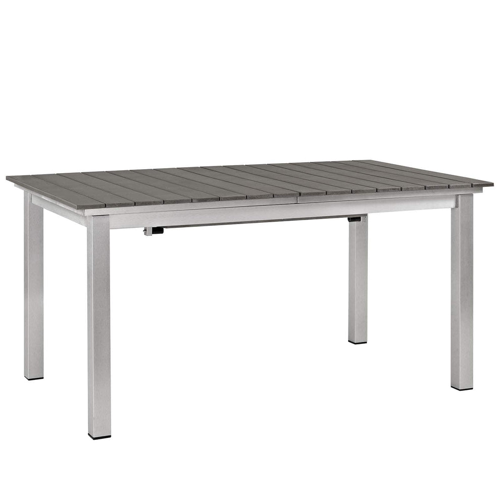 Modway Shore 7 Piece Outdoor Patio Aluminum Outdoor Dining Set- EEI-3200 - EEI-3200 | Outdoor Dining Sets | Modishstore - 7