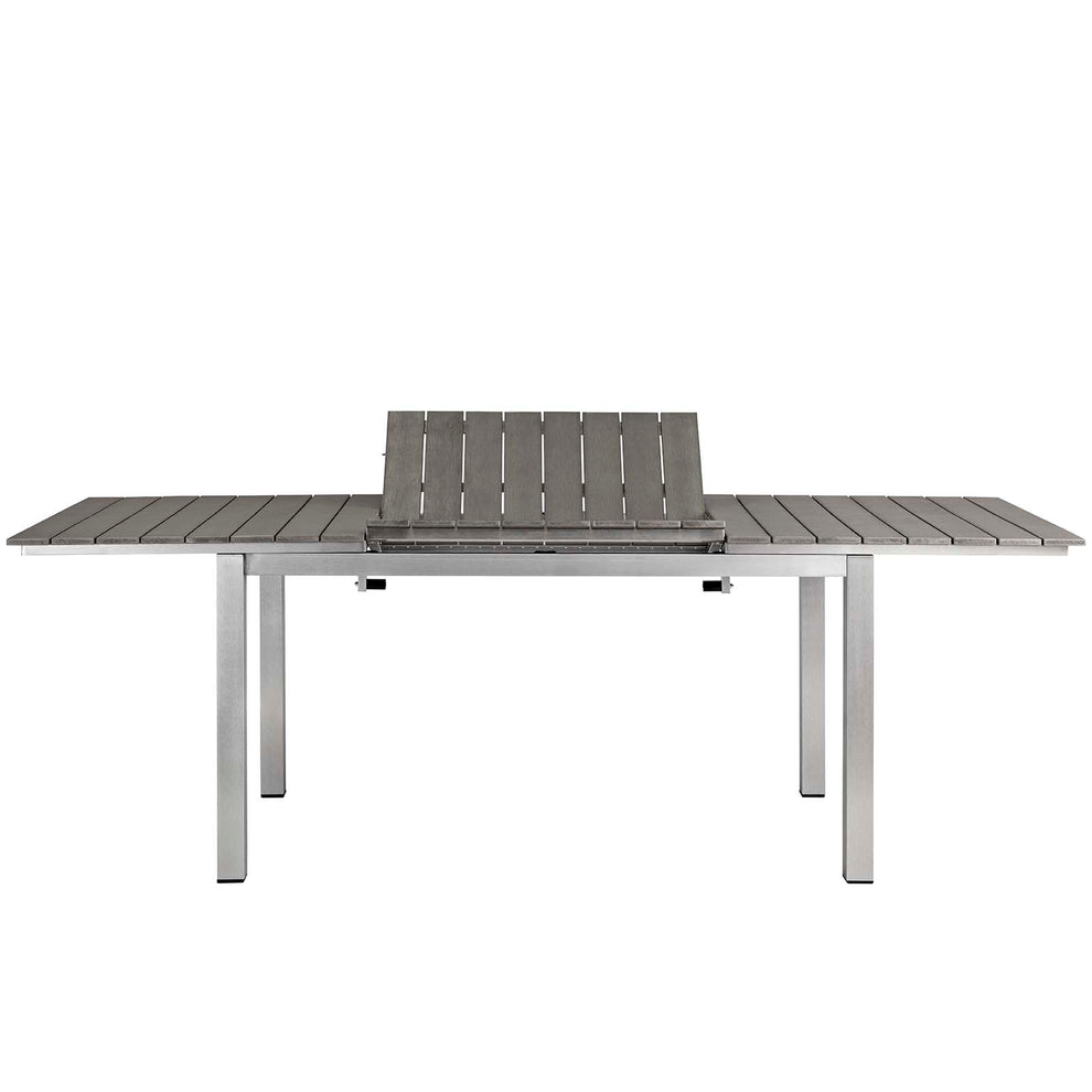 Modway Shore 9 Piece Outdoor Patio Aluminum Outdoor Dining Set - EEI-3201 | Outdoor Dining Sets | Modishstore - 3