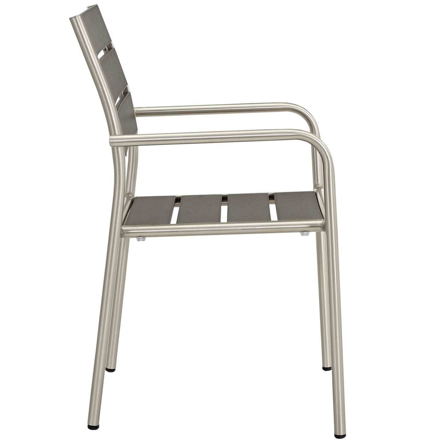 Modway Shore Dining Chair Outdoor Patio Aluminum Set of 2 - EEI-3203 | Dining Chairs | Modishstore - 3