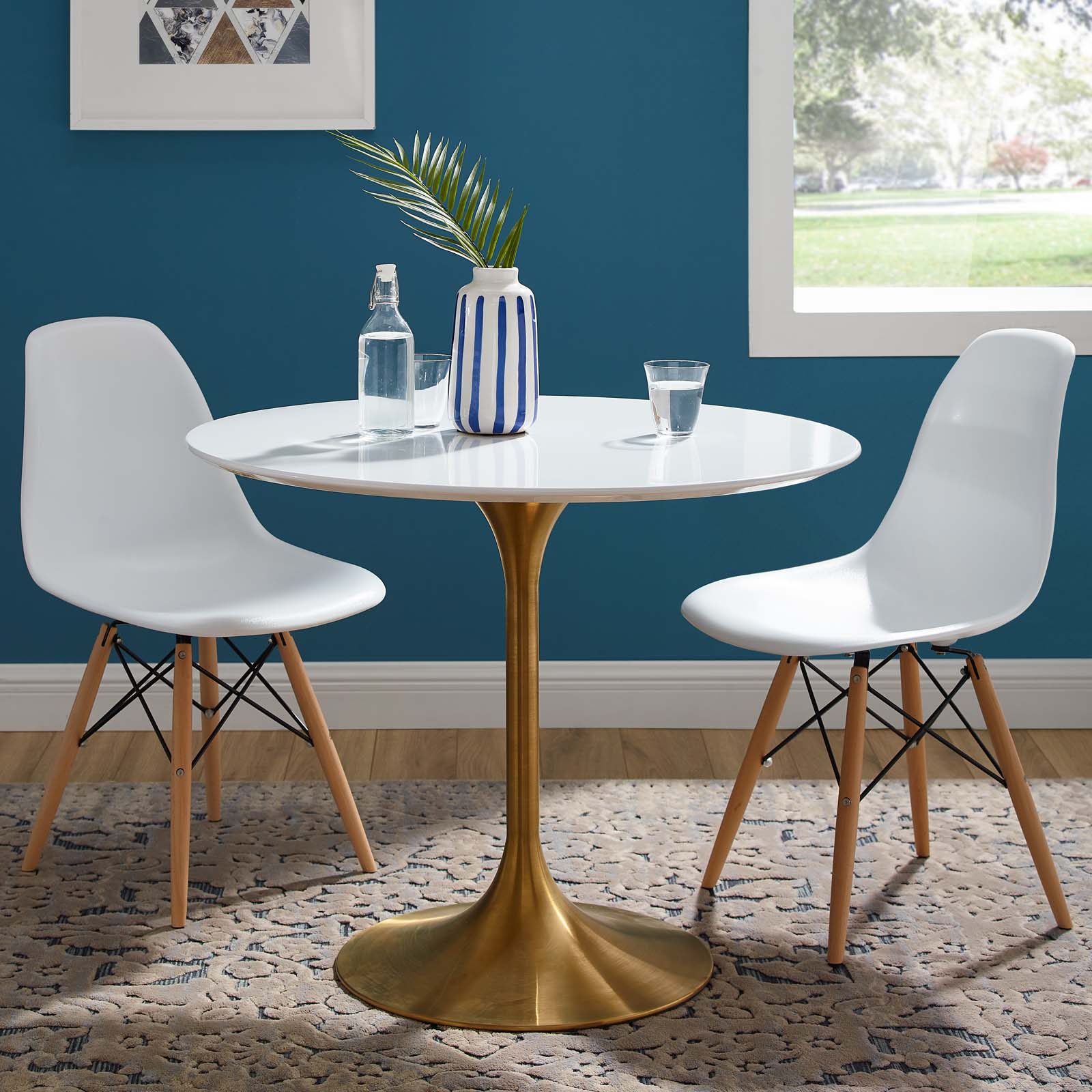 Modway Lippa 36" Round Dining Table | Dining Tables | Modishstore