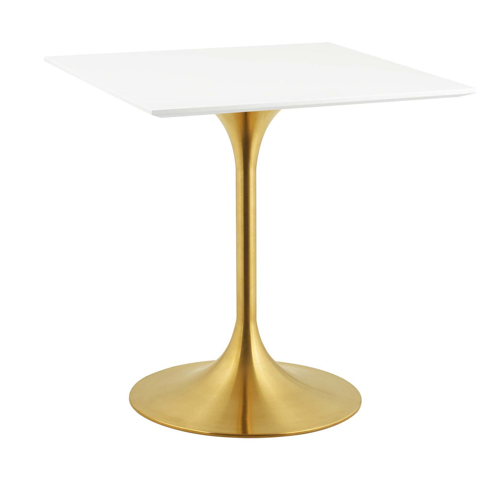 Modway Lippa 28" Square Dining Table In Gold White - EEI-3211 - EEI-3211 | Dining Tables | Modishstore - 2