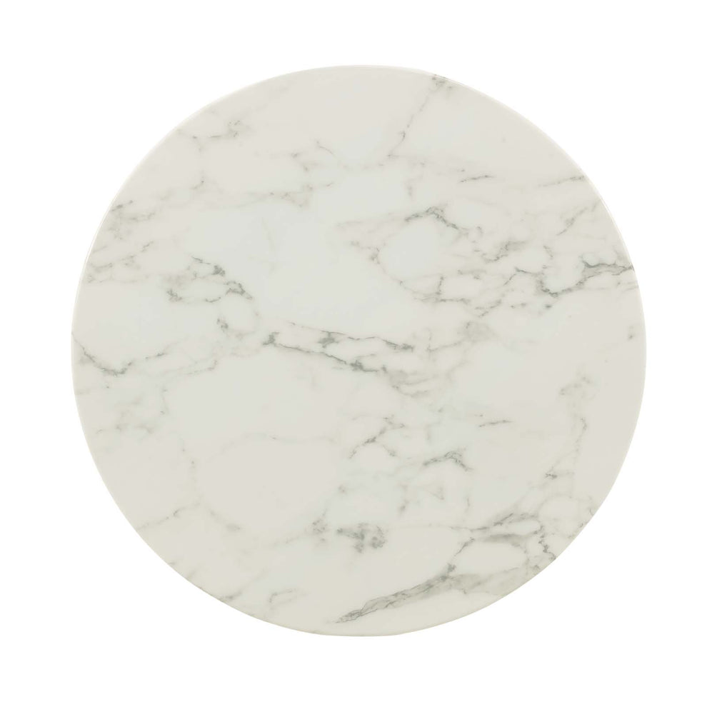Lippa 28" Round Artificial Marble Dining Table By Modway - EEI-3222 | Dining Tables | Modishstore - 4