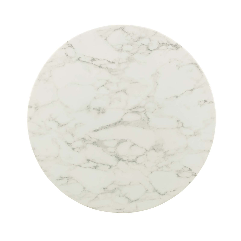 Lippa 36" Round Artificial Marble Dining Table By Modway - EEI-3223 | Dining Tables | Modishstore - 4