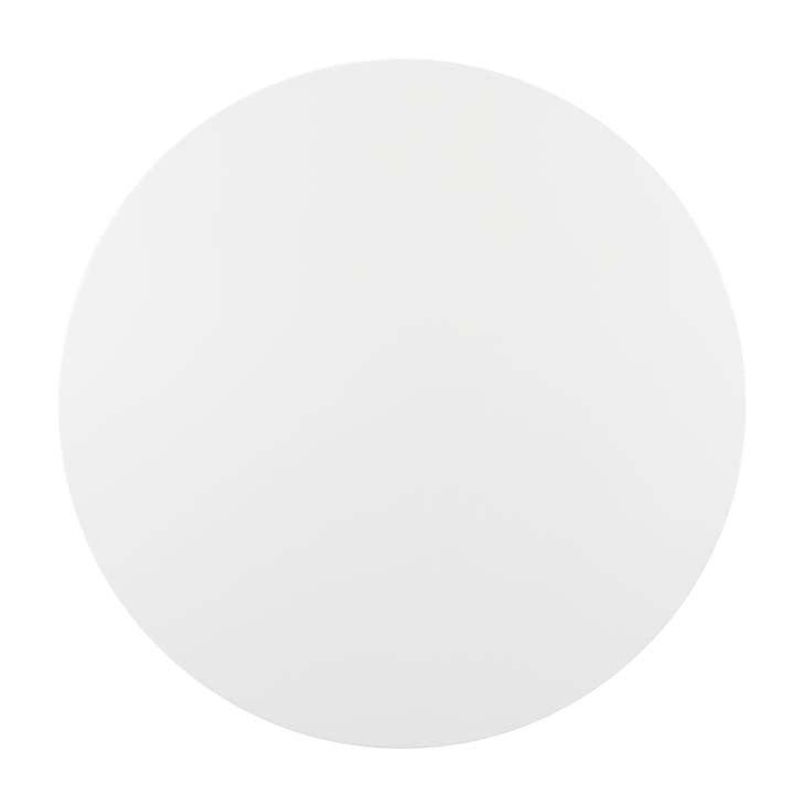 Modway Lippa 54" Round Wood Top Dining Table in Gold White - EEI-3228 | Dining Tables | Modishstore - 4