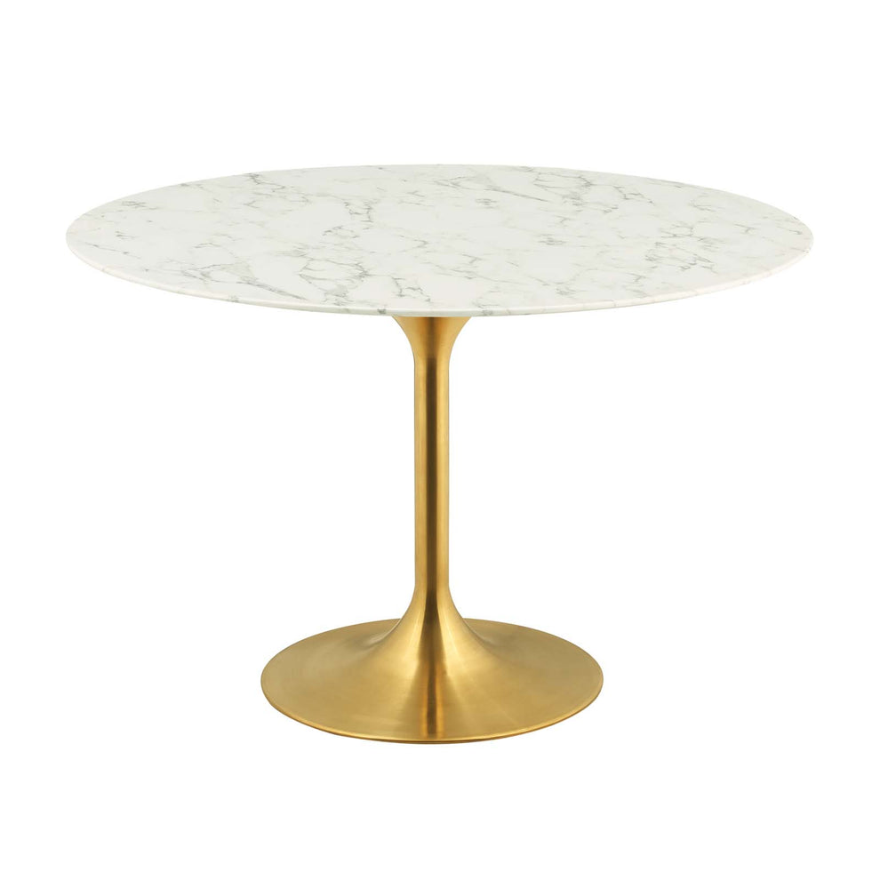 Modway Lippa 47" Round Artificial Marble Dining Table - EEI-3232 | Dining Tables | Modishstore - 2