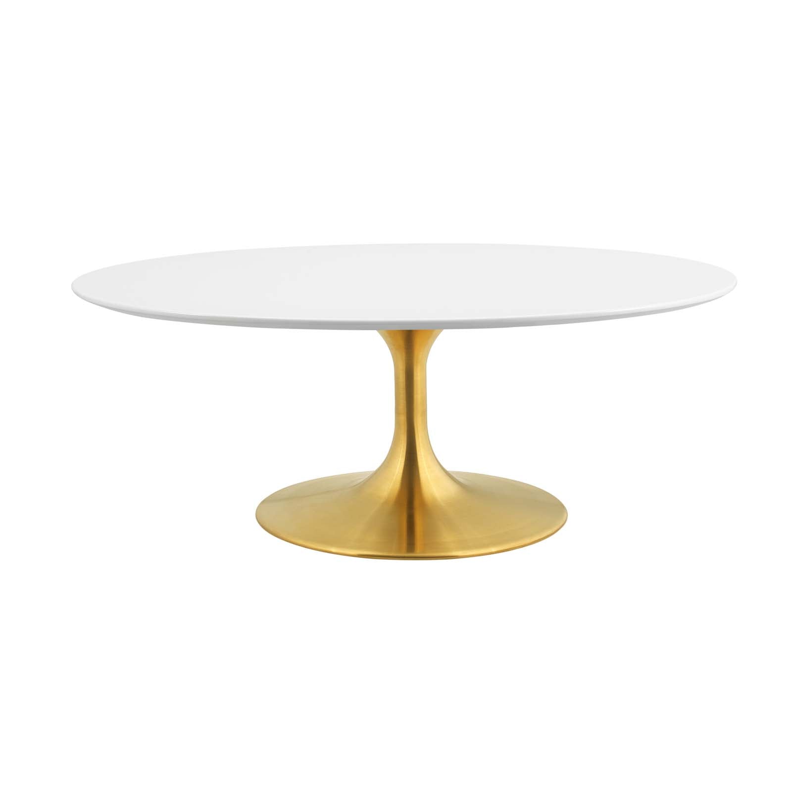 Modway Lippa 42" Oval-Shaped Coffee Table | Coffee Tables | Modishstore-9