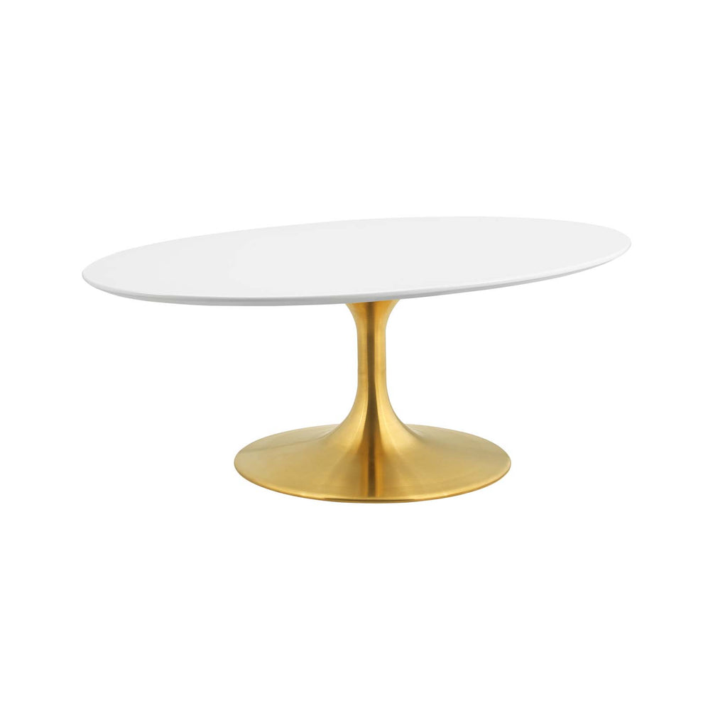 Modway Lippa 42" Oval-Shaped Coffee Table - EEI-3248 | Coffee Tables | Modishstore - 2