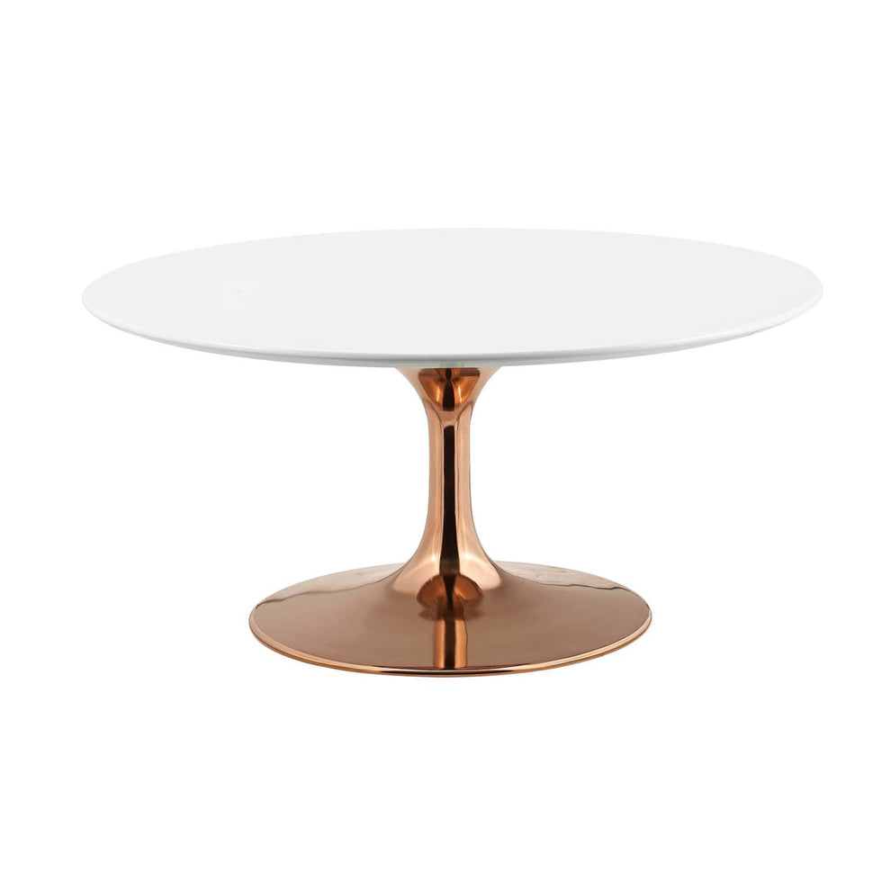 Modway Lippa 36" Coffee Table Rose White - EEI-3253 | Coffee Tables | Modishstore - 2