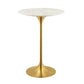 Modway Lippa 28" Bar Table Gold White - EEI-3264 | Bar Tables | Modishstore - 3